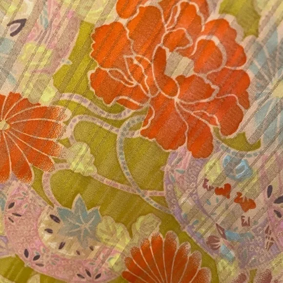 BCBMAXAZRIA Floral Print Chinoiserie romper Mini Dress, Drawstring Waist, Medium - Picture 9 of 16